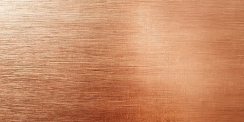 Naklejka premium reflected brushed rose gold metallic wall with scratched surface abstract texture background