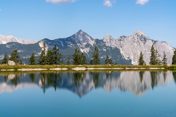 Mountain reflecting in Lake 
