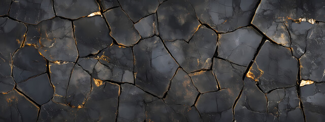 Cracked Black Elegance