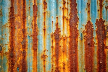 rusty metal surface with rust and rusted paint