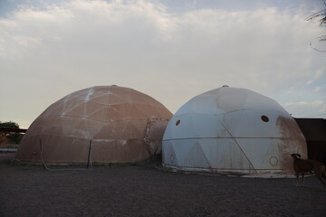 Geodesic domed Meteorite Museum