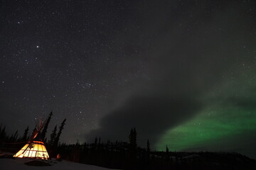 Northern Lights in Yukon Canada © Antoni