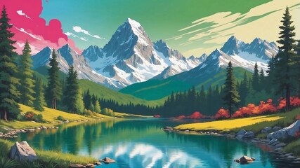 Fototapeta premium Hiking