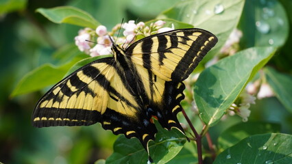 Close-up of colorful butterfly