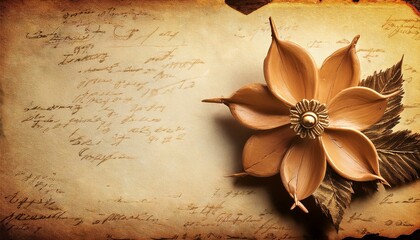 windrose on old grunge paper with copy space