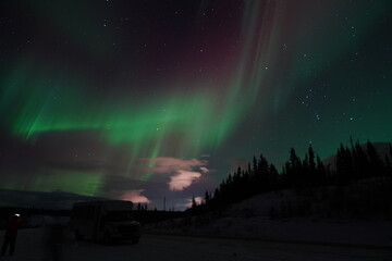 Northern Lights in Yukon Canada