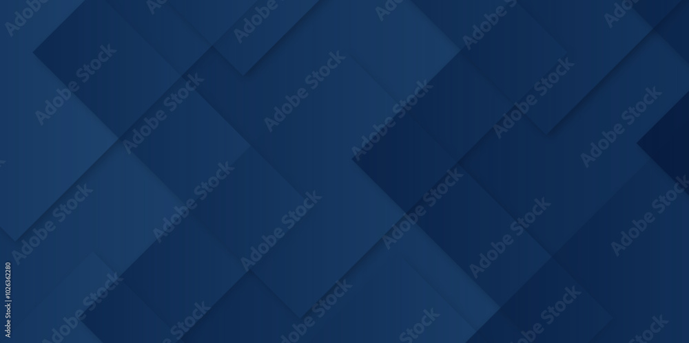 Poster abstract modern blue pattern geometric luxury gradient line background random square shape design. 3