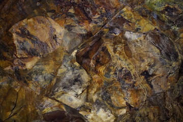 Inside volcano in the Terceira island