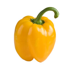 poivron jaune PNG sur fond transparent