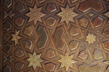 Roof of the fortress and palace complex Alhambra.