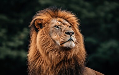 Obraz premium lion wallpaper professional stock photo 