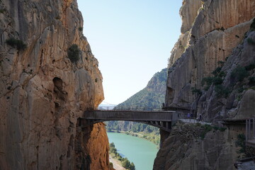 Hiking trail caminito del rey