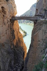 Hiking trail caminito del rey