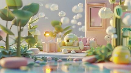 cartoon background