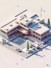 3d building