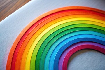 Colorful rainbow pattern paper