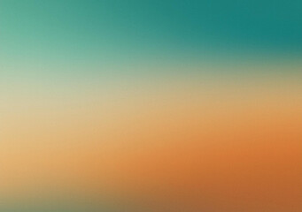 Teal green orange beige grainy gradient background noise texture grunge retro poster banner header backdrop design