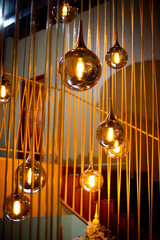 chandelier in the church
