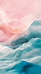 Obraz premium Abstract delicate background of pastel colors: pink, blue, and white