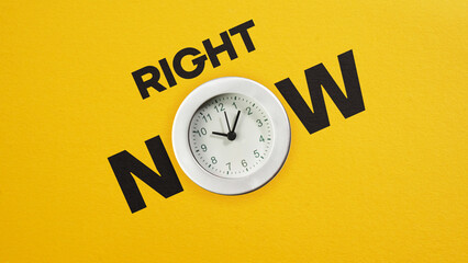 Do it Right now is shown using the text. Time for Action