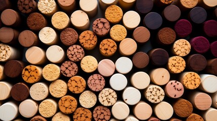 Corked Creations: Exploring Winery Textures, Food Concepts, and Top Views with Trendy 2021 Colors - 
