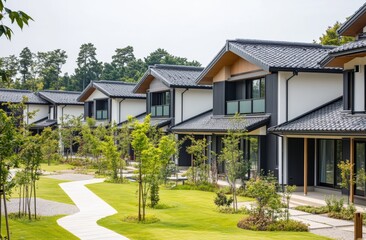 A sleek residential development, perfect for investors or families, offering modern homes in a quiet, secure environment.