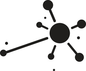 Business network icon set illustration