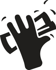 Businessman hand hold document paper agreement sheet report. Vector flat graphic design element concept illustration