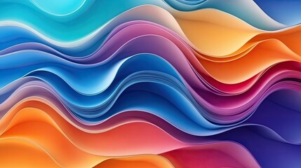 Abstract colorful wavy background with vibrant colors, perfect for modern designs.