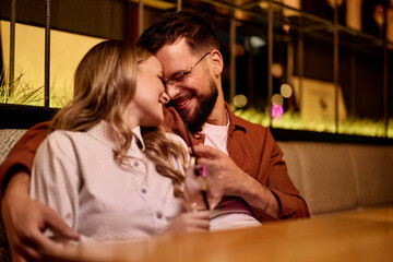 Romantic Couple Enjoying an Intimate Evening Together