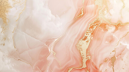Abstract marble wallpaper background , luxury marble texture gold and pastel peach tone. Copy space