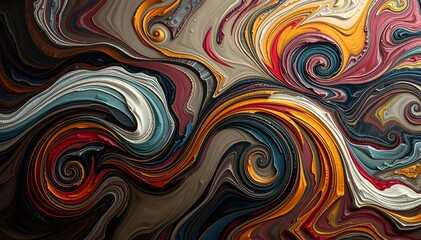 Fototapeta premium Swirling Symphony Melody