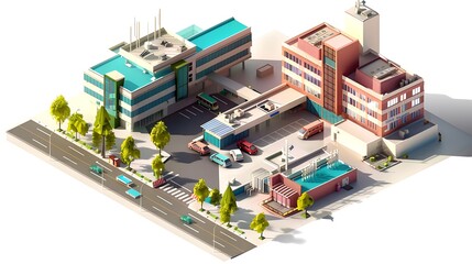 3d building