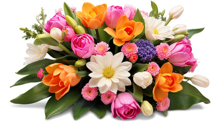 Transparent bunch of Flowers