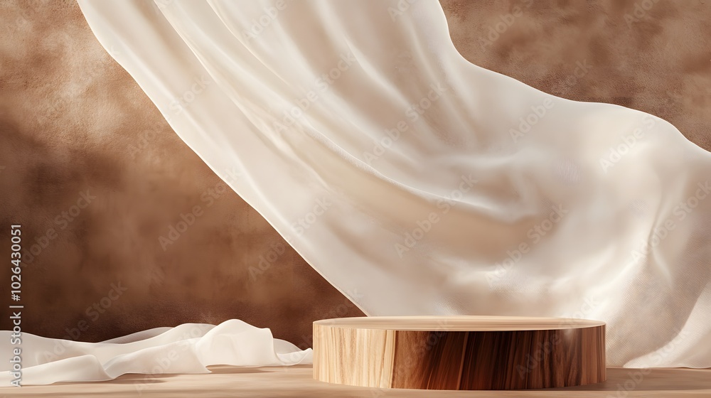 Poster 5. **whimsical beauty presentation**: create an enchanting scene with a 3d display podium against a 