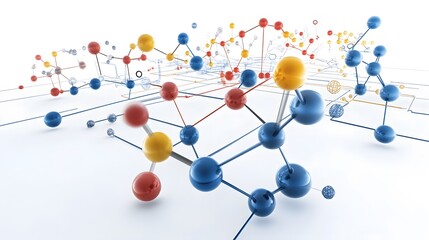 A molecular diagram of steam reforming reactions, showing chemical transformations used in petrochemical synthesis.