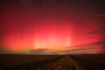 Aurora Borealis seen from Romania