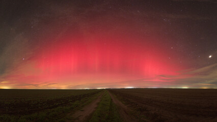 Aurora Borealis seen from Romania