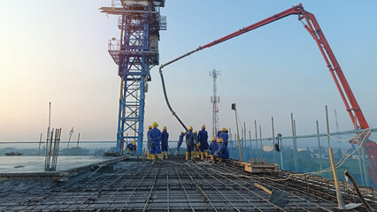 Concrete Pumping Operation