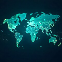Futuristic Cybersecurity Concept Background with Shield and Network Connections