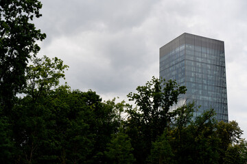 Skyscrapers of modern business against the sky