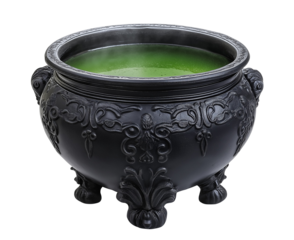 Halloween Green Liquid isolated on a transparent background