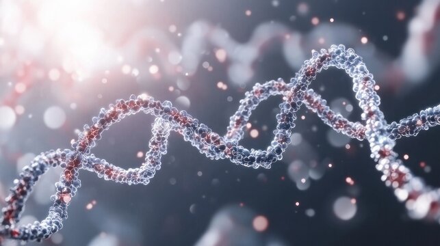 Conceptual rendering of AIassisted drug repurposing, showing existing drug compounds being transformed into new molecular configurations with dynamic, swirling colors