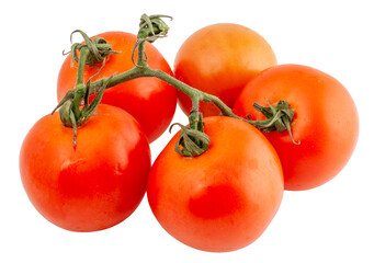 grappe de tomates PNG sur fond transparent