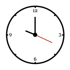 clock icon white, clock icon vector Classic design wall clock. Analog clock. Vector	
