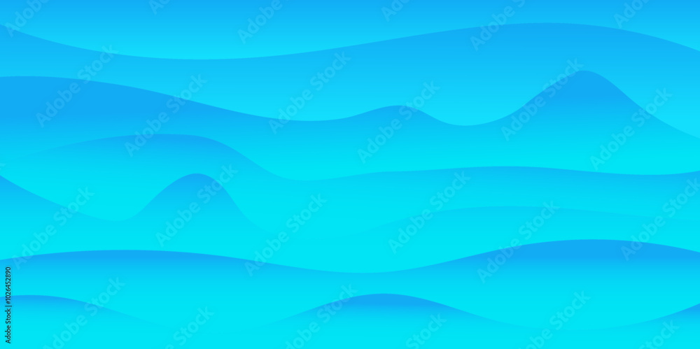 Aufkleber light blue color background with abstract lines. colorful illustration in abstract style with gradie