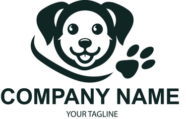 vector pet logo design 