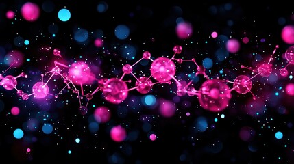 Abstract artistic representation of pharmacokinetics
