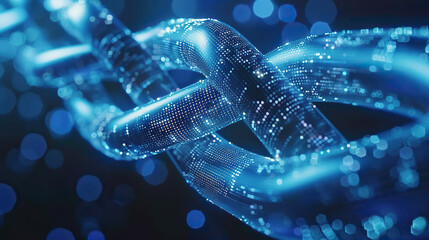 Abstract Digital Connections, Blockchain Technology Integration, Data Flow Visualization, Futuristic Network Interactions