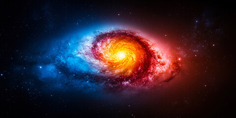 Obraz premium space galaxy background